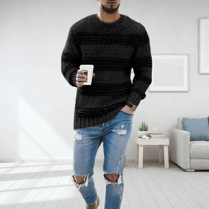 Pull Tricoté À Coupe Ajustée Pour Hommes | Idéal Pour Un Usage Quotidien