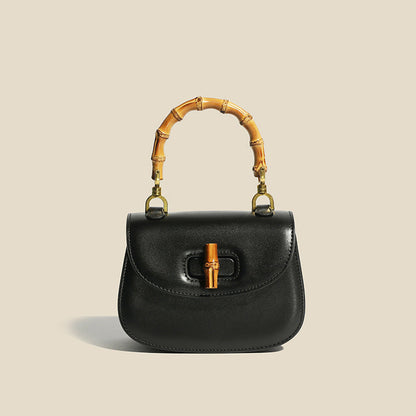 Sac Structuré Avec Poignée Bambou Et Bandoulière Ajustable | Idéal Pour Usage Quotidien