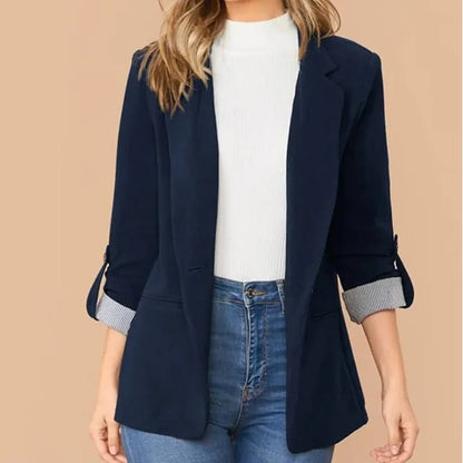 Blazer Rose À Coupe Décontractée Pour Femme | Idéal Pour Le Travail Et Les Sorties