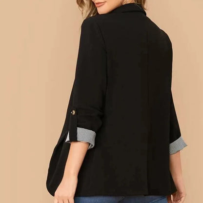 Blazer Rose À Coupe Décontractée Pour Femme | Idéal Pour Le Travail Et Les Sorties