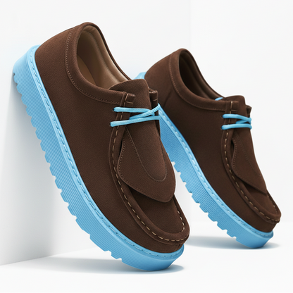 Chaussures à lacets à semelle épaisse pour homme | Idéal pour l’automne et les occasions décontractées