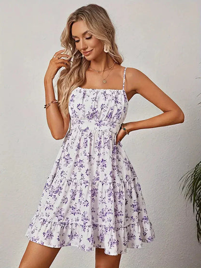 Robe Florale À Motif Pour Femmes | Idéale Pour Les Journées D’Été Et Sorties Décontractées