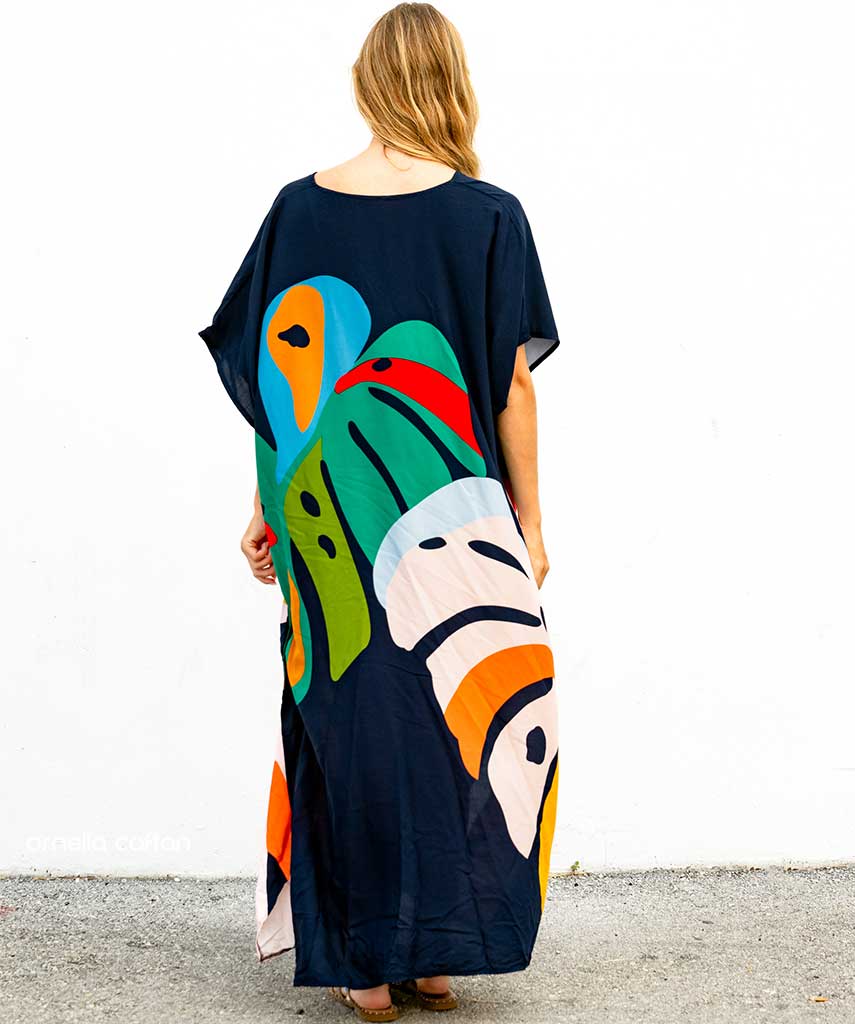 Caftan Ample à Coupe Fluide pour Femme | Idéal pour les Journées Décontractées et les Sorties Estivales