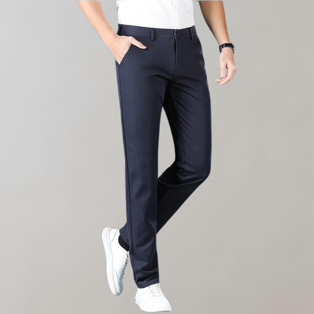 Pantalon À Coupe Droite pour Homme | Idéal pour Le Travail Et Les Loisirs