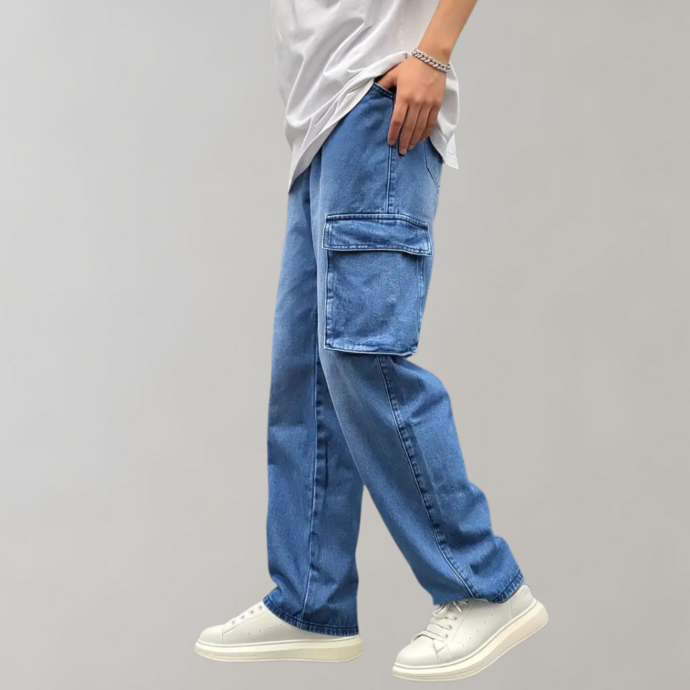 Pantalon À Coupe Droite pour Homme | Idéal pour Le Travail Et Les Loisirs