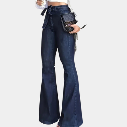 Pantalon Évasé à Taille Haute pour Femme | Idéal pour les Occasions Formelles et Décontractées