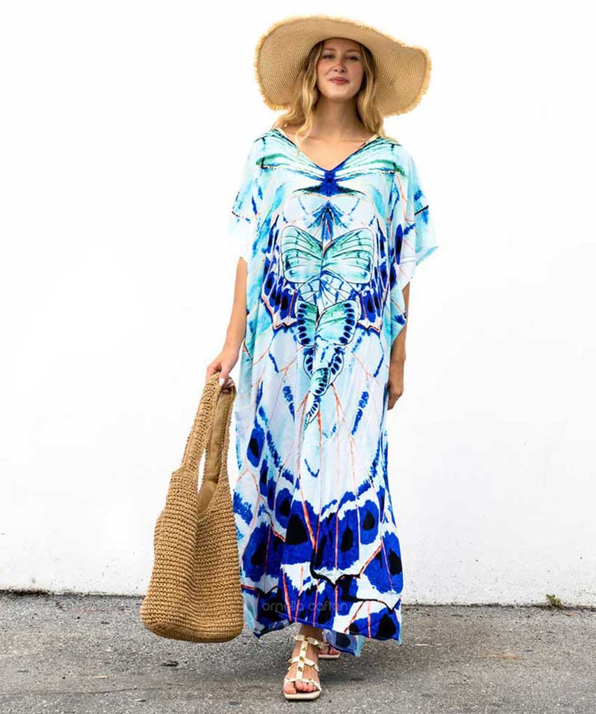 Caftan Ample à Coupe Fluide pour Femme | Idéal pour les Journées Décontractées et les Sorties Estivales