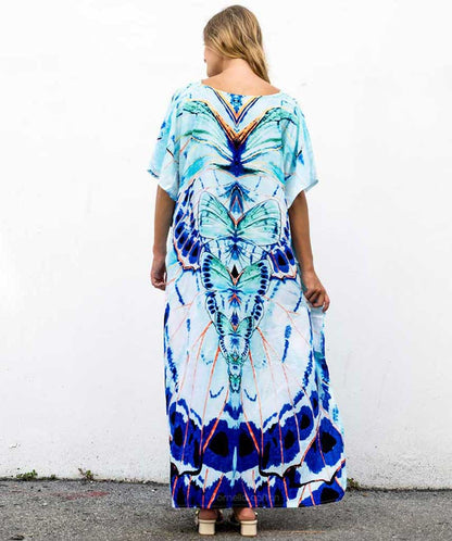 Caftan Ample à Coupe Fluide pour Femme | Idéal pour les Journées Décontractées et les Sorties Estivales