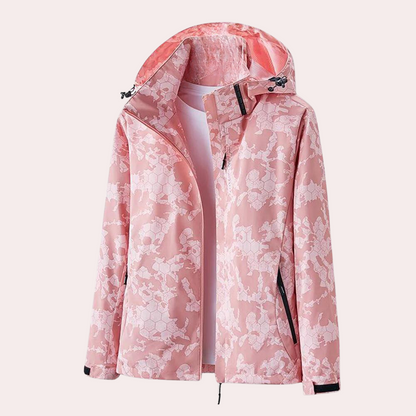 Veste À Capuche Amovible pour Femme Avec Motif Camouflage | Idéale pour Toutes Saisons