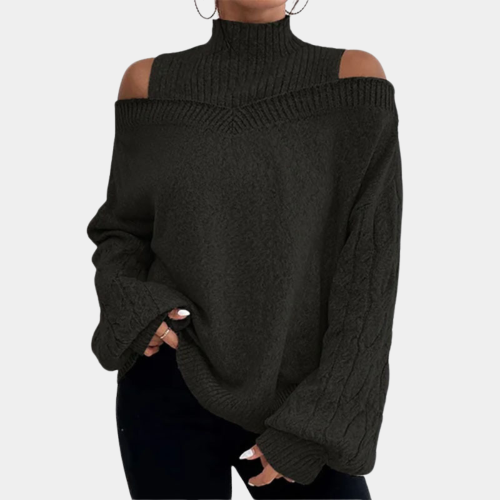 Pull À Épaules Dénudées avec Coupe Ample pour Femme | Idéal pour Un Usage Quotidien