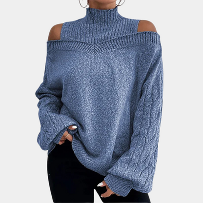 Pull À Épaules Dénudées avec Coupe Ample pour Femme | Idéal pour Un Usage Quotidien