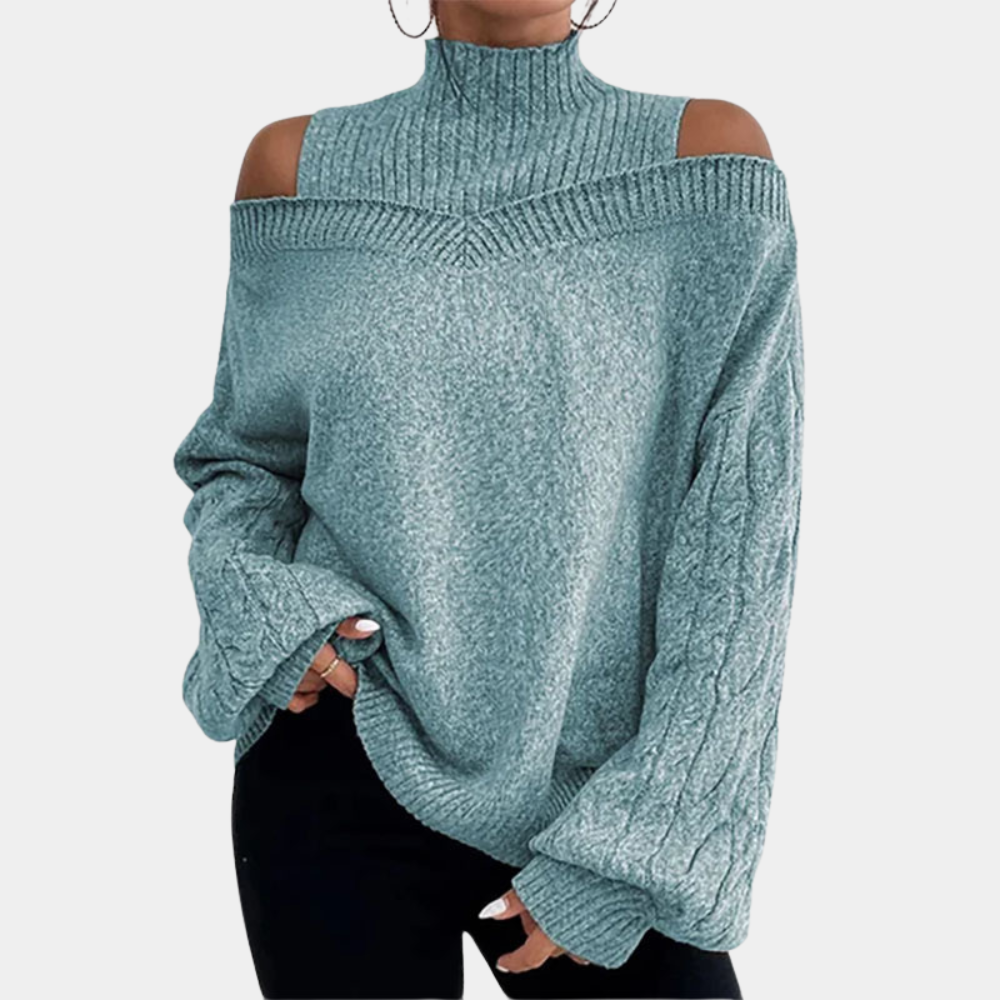 Pull À Épaules Dénudées avec Coupe Ample pour Femme | Idéal pour Un Usage Quotidien