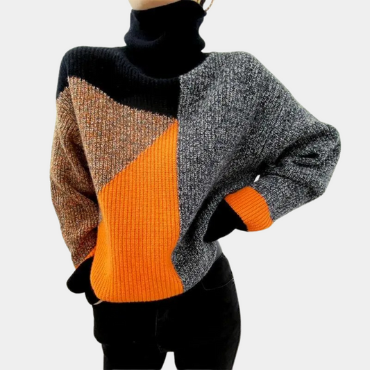 Pull À Maille avec Coupe Droite pour Femmes | Idéal pour Les Journées Fraîches