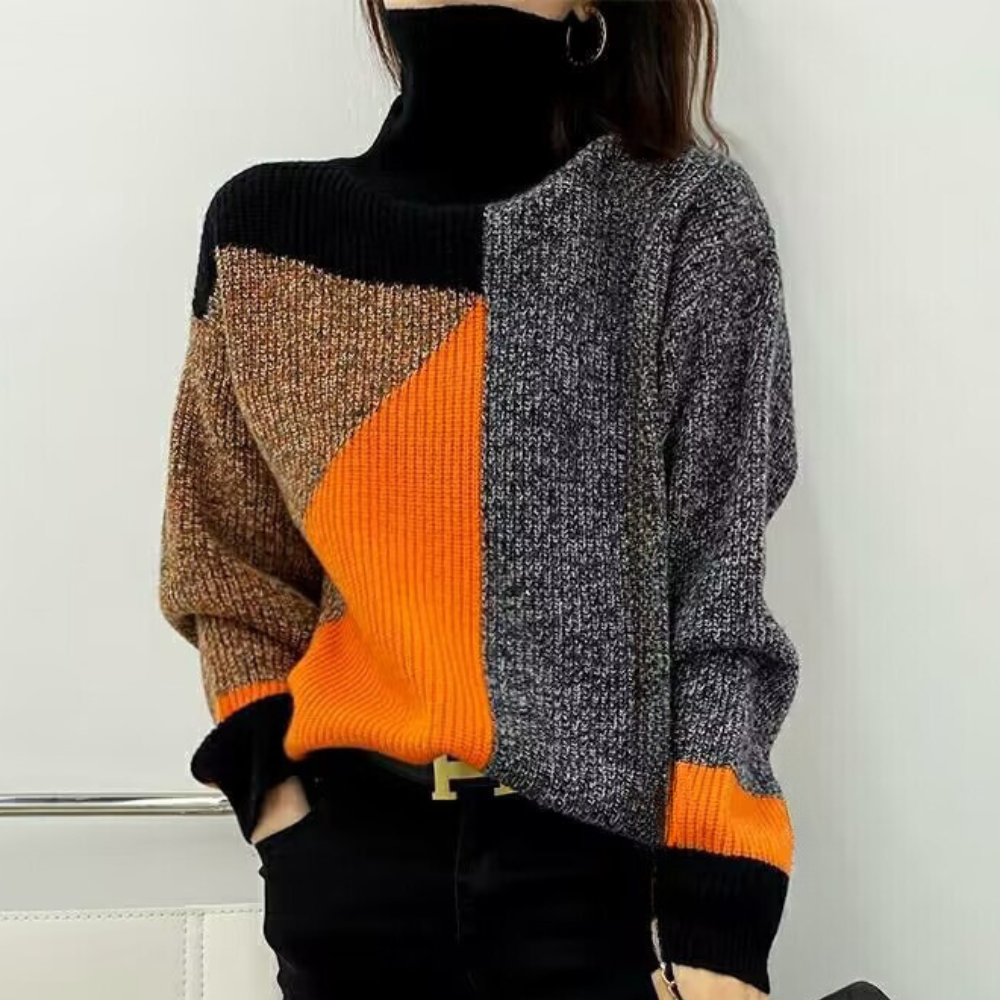 Pull À Maille avec Coupe Droite pour Femmes | Idéal pour Les Journées Fraîches