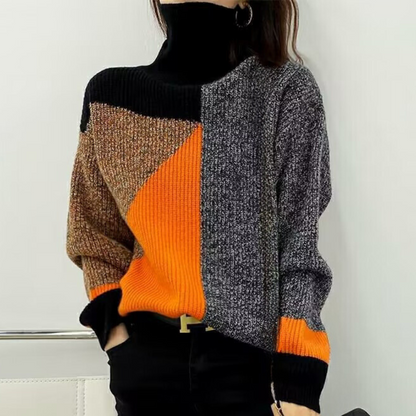 Pull À Maille avec Coupe Droite pour Femmes | Idéal pour Les Journées Fraîches