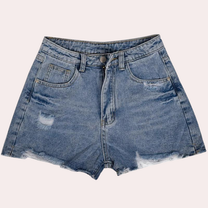 Short Court avec Taille Standard et Finition Décolorée pour Femme | Idéal pour l'Été