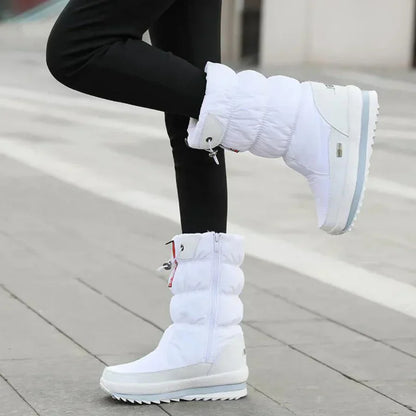 Bottines d’Hiver avec Doublure Intérieure pour Femmes | Idéal pour la Saison Hivernale