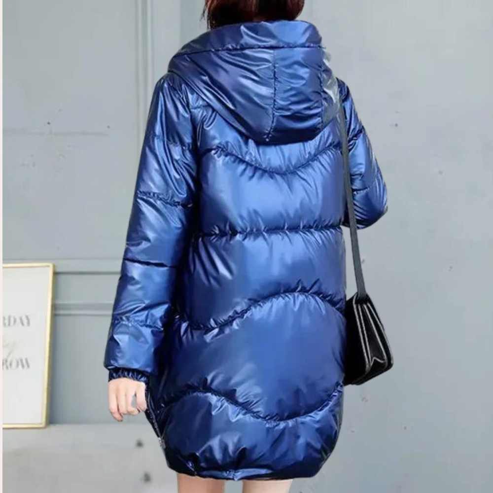 Manteau Matelassé avec Capuche pour Femme | Idéal pour les Journées Froides