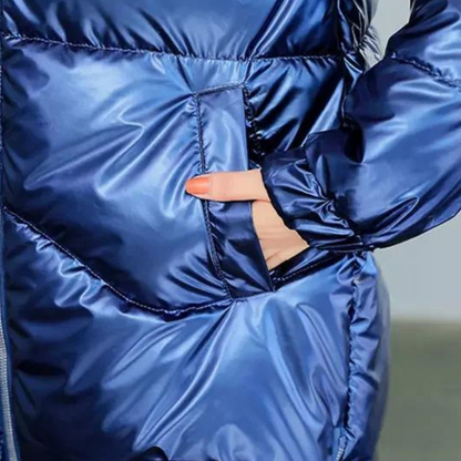 Manteau Matelassé avec Capuche pour Femme | Idéal pour les Journées Froides