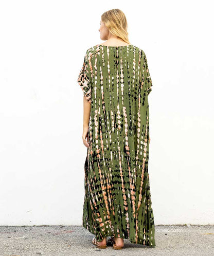 Caftan Ample à Coupe Fluide pour Femme | Idéal pour les Journées Décontractées et les Sorties Estivales
