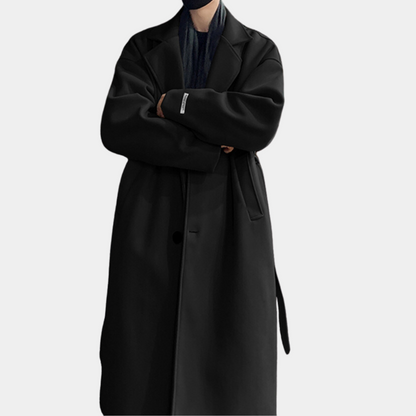 Trench D’Hiver Long pour Hommes | Idéal pour Saison Froide