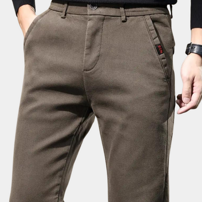 Pantalon à Coupe Ajustée pour Homme | Idéal pour Les Occasions Quotidiennes et Semi-Formelles
