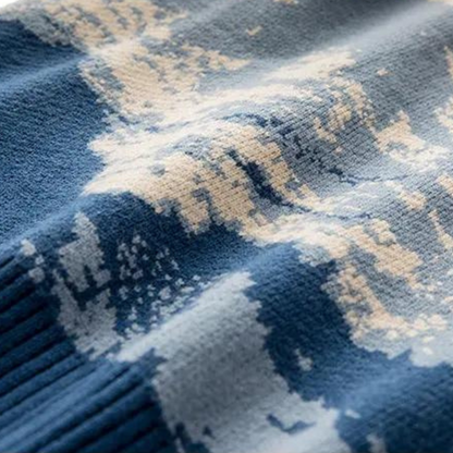 Pull À Motif Paysage Montagne Pour Homme | Idéal Pour Les Journées Fraîches