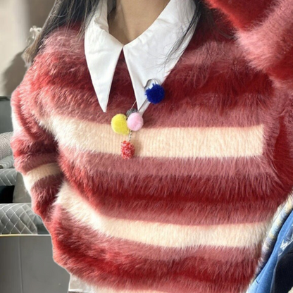 Pull avec Épaules Tombantes pour Femme | Idéal pour l’Automne Et l’Hiver
