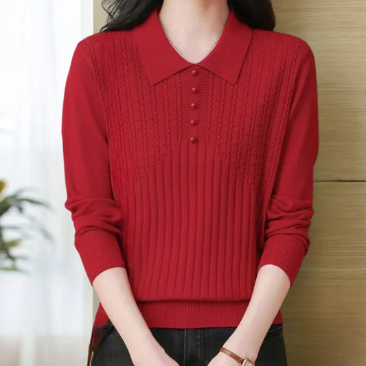 Pull En Maille Uni Pour Femme | Idéal Pour Usage Quotidien