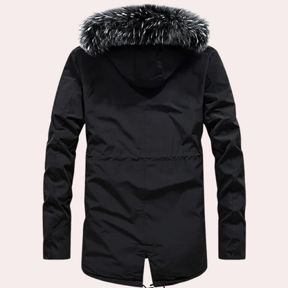 Veste D’Hiver avec Capuche Et Fermeture Zippée pour Homme | Idéal pour La Saison Froide
