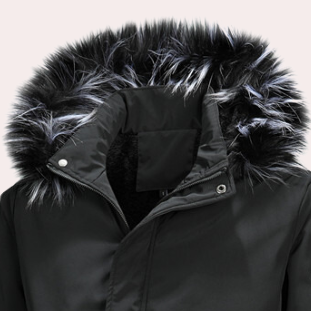 Veste D’Hiver avec Capuche Et Fermeture Zippée pour Homme | Idéal pour La Saison Froide
