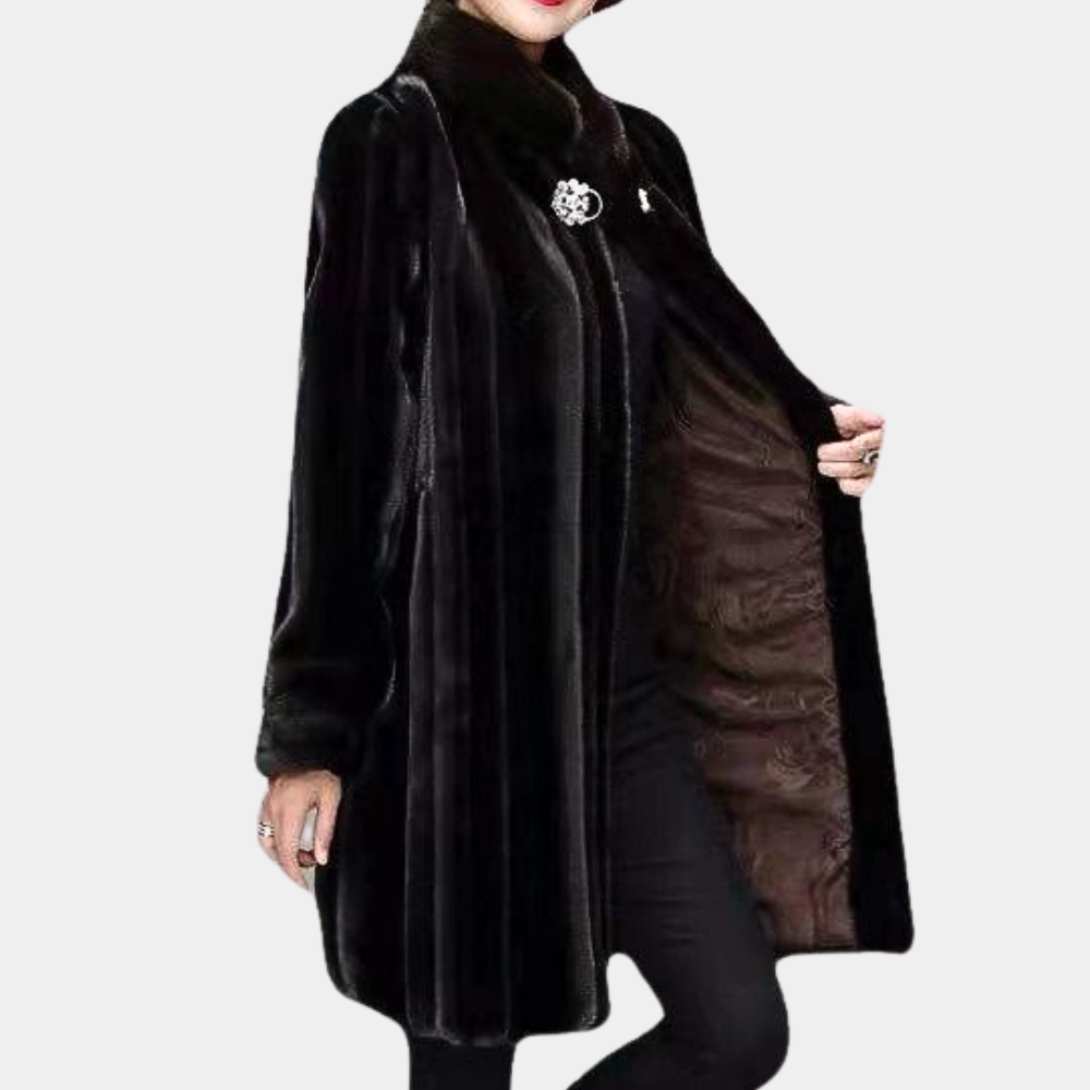 Manteau Long avec Col Montant pour Femme | Idéal pour l’Hiver