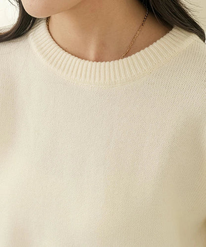 Pull En Maille Ample À Col Rond Pour Femmes | Idéal Pour Usage Quotidien