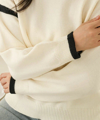 Pull En Maille Ample À Col Rond Pour Femmes | Idéal Pour Usage Quotidien