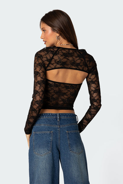 Top Deux Pièces Avec Détails En Dentelle Pour Femmes | Idéal Pour Les Sorties Et Les Occasions Spéciales