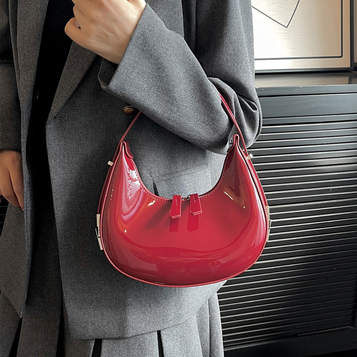 Sac Épaule avec Fermoir Métallique pour Femme | Idéal pour Usage Quotidien