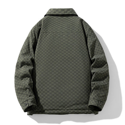 Veste Chemise À Carreaux Avec Fermeture Boutonnée Pour Homme | Idéal Pour Usage Quotidien