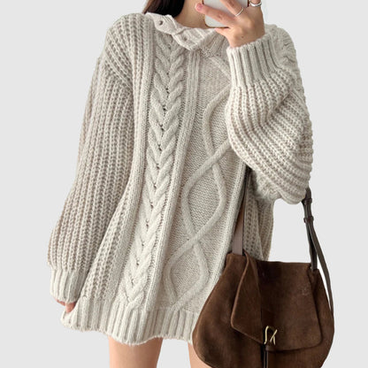 Pull À Épaule Dégagée Avec Coupe Asymétrique Pour Femme | Idéal Pour Saison Froide