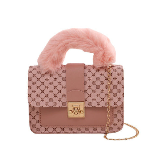 Mini Sac Carré avec Chaîne et Fermoir pour Femme | Idéal pour Usage Quotidien