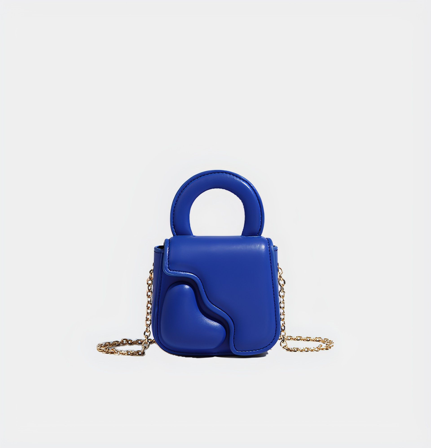 Mini Sac Épaule en Forme de Cœur avec Chaîne pour Femme | Idéal pour Usage Quotidien