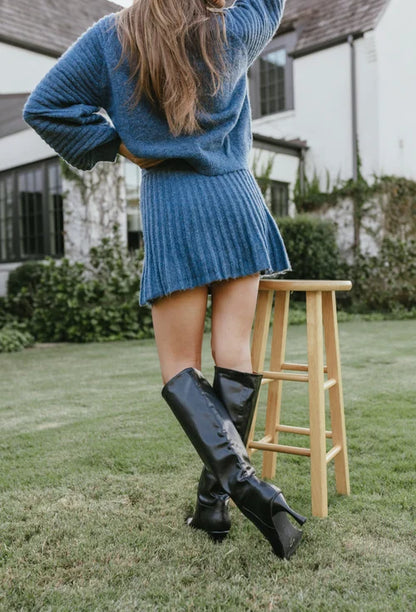 Ensemble Deux Pièces avec Pull et Jupe Plissée pour Femmes | Idéal Pour Usage Quotidien ou Occasions
