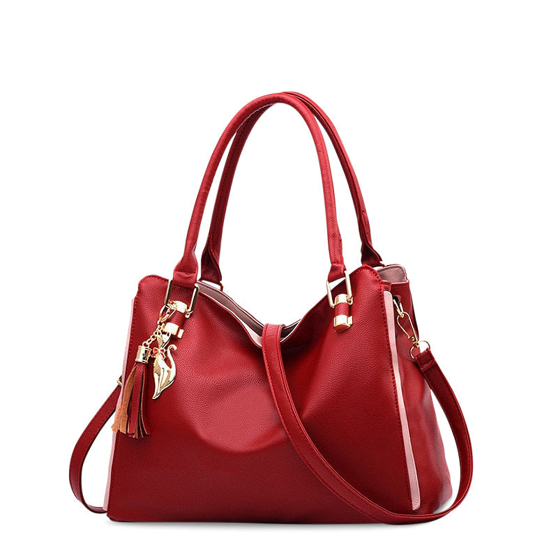 Sac à Bandoulière Moyen en Simili Cuir pour Femme | Idéal pour Usage Quotidien