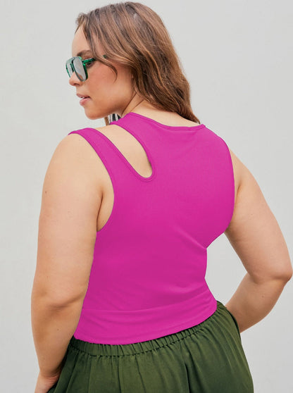 Top Sans Manches Avec Encolure Ronde Pour Femmes | Idéal Pour UN Usage Quotidien Et Les Sorties Décontractées