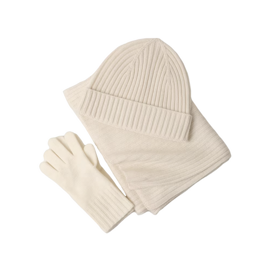 Ensemble Bonnet, Écharpe Et Gants pour Adulte | Idéal pour L’Hiver