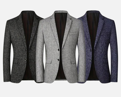 Blazer Pour Homme Avec Coupe Ajustée Et Fermeture Boutonnée Pour Adulte | Idéal Pour Usage Professionnel Et Formel
