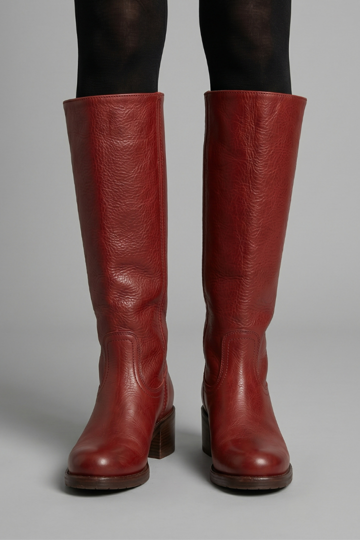 Bottes hautes à talon pour femmes