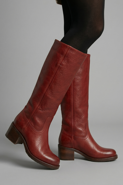Bottes hautes à talon pour femmes
