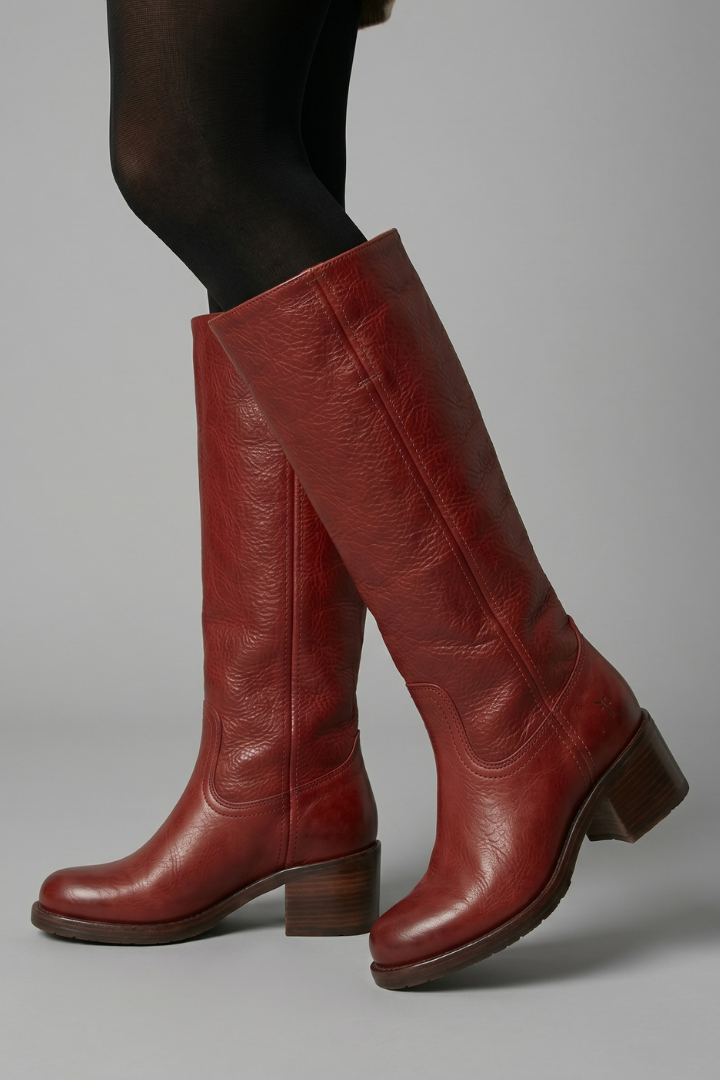 Bottes hautes à talon pour femmes