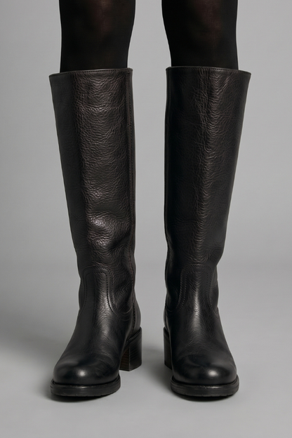 Bottes hautes à talon pour femmes