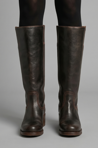 Bottes hautes à talon pour femmes